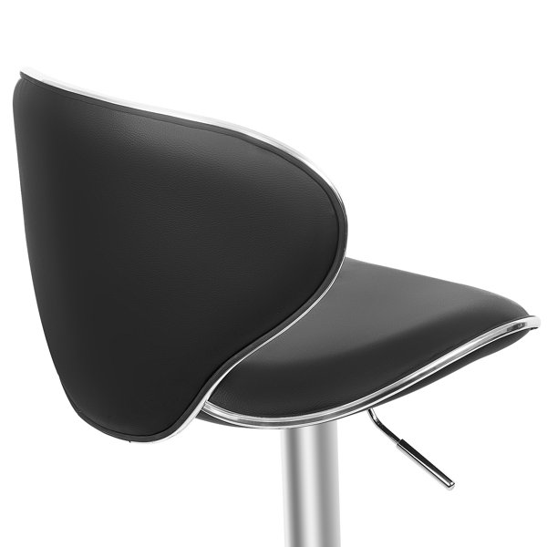 Orren Ellis Martineau Swivel Adjustable Height Bar Stool & Reviews Wayfair